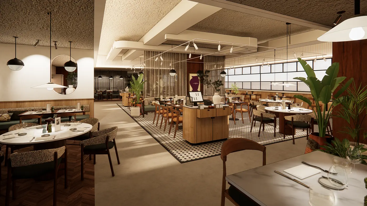 Maison Mathis Pullman JLT, interior render